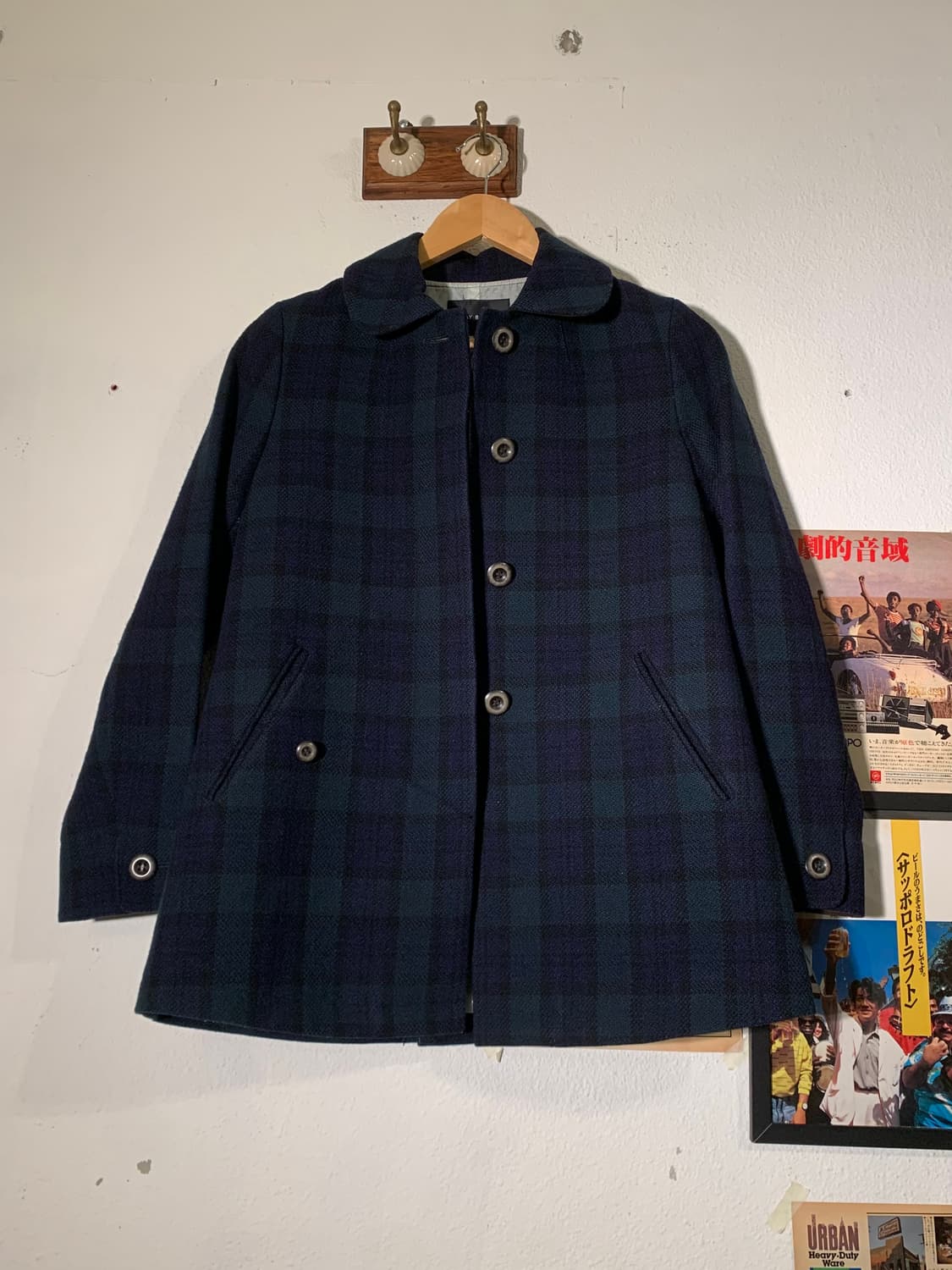 레이빔즈 타탄체크 자켓 상품이미지1