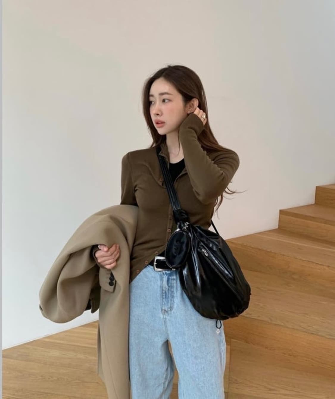 르메르 차정원 심리스 가디건 상품이미지1