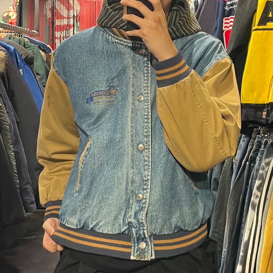 [IM] VTG 빈티지 데님 바시티 자켓 상품이미지3