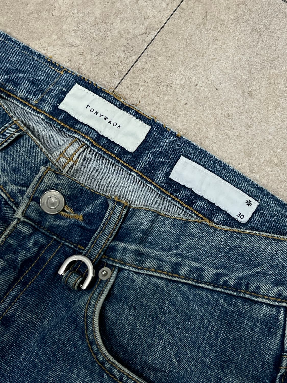 토니웩 머스크 슬림핏 커팅 진 상품이미지4