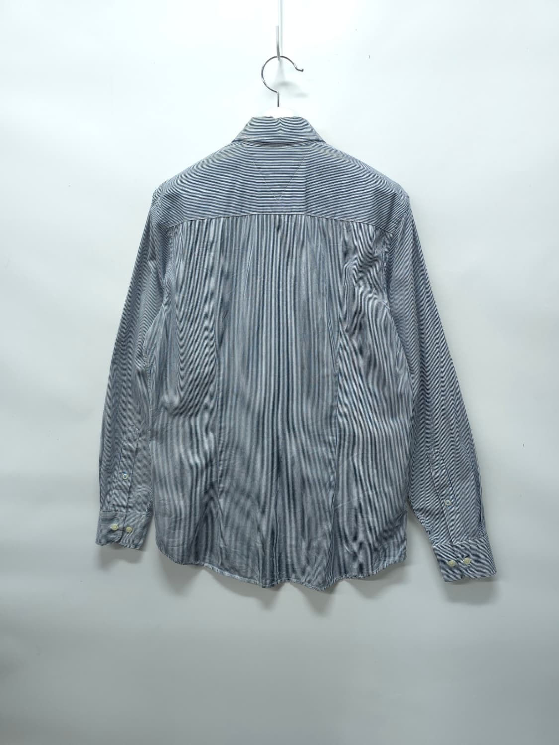 타미힐피거 남성 블루 스트라이프 셔츠 (95) 상품이미지8