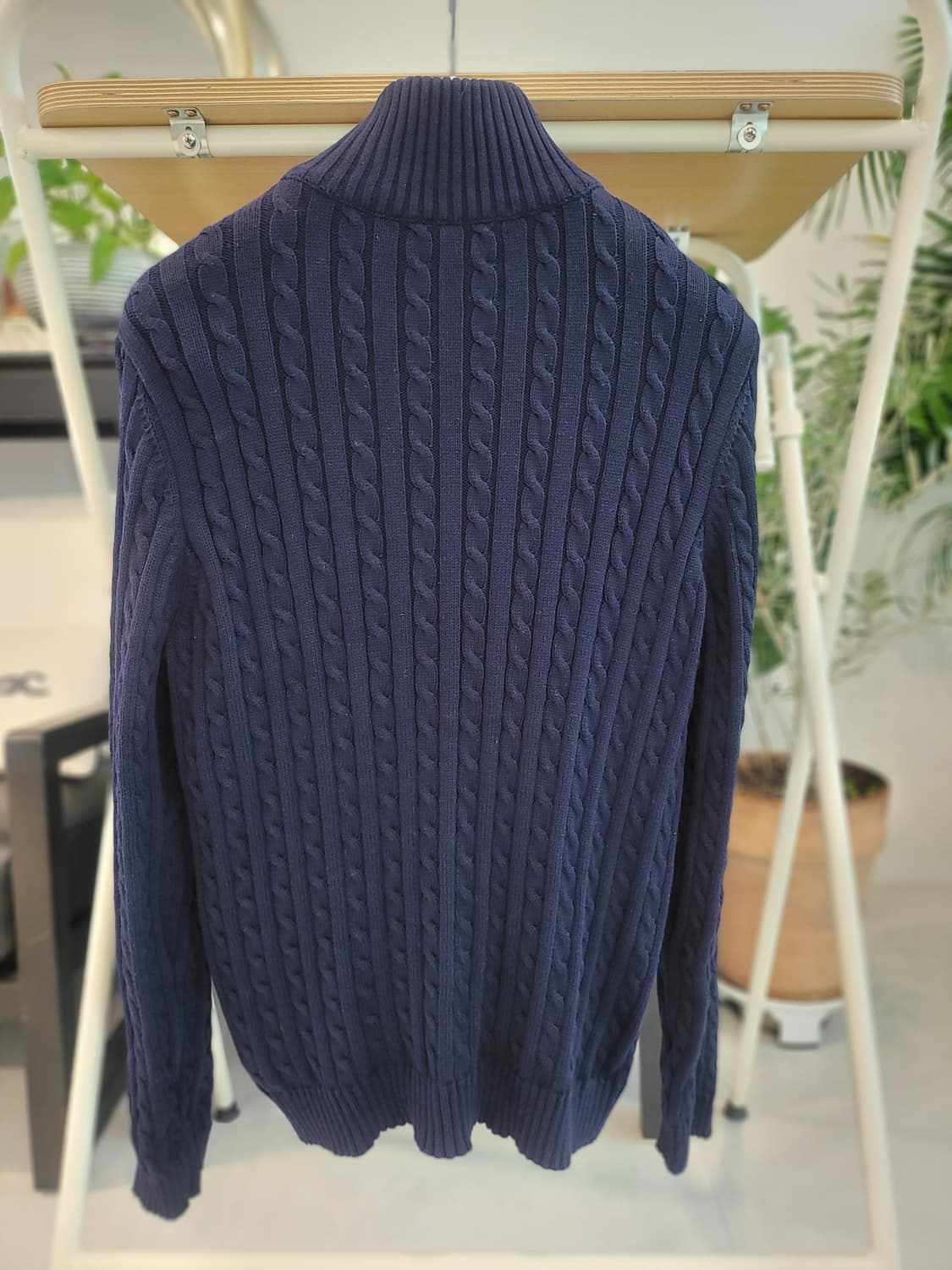 XL랄프로렌 금장자수 집업 가디건  상품이미지2