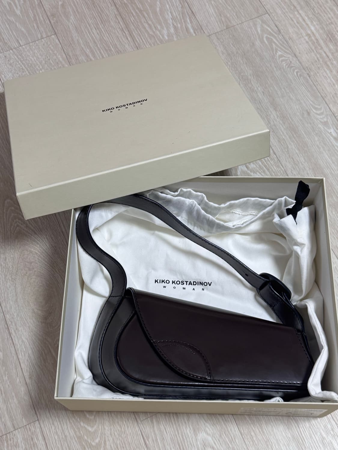 키코 코스타디노브 트리비아 백 브라운 상품이미지4