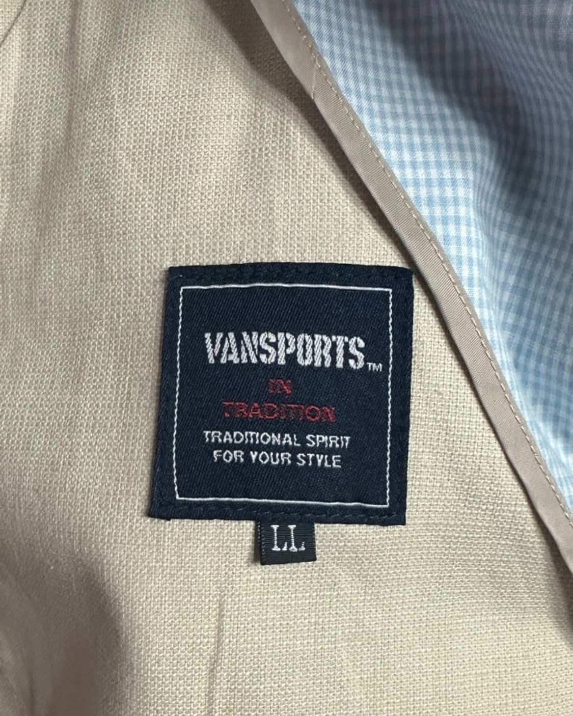 반스포츠(VANSPORTS) 여름 블레이저 자켓 베이지 L size 상품이미지9
