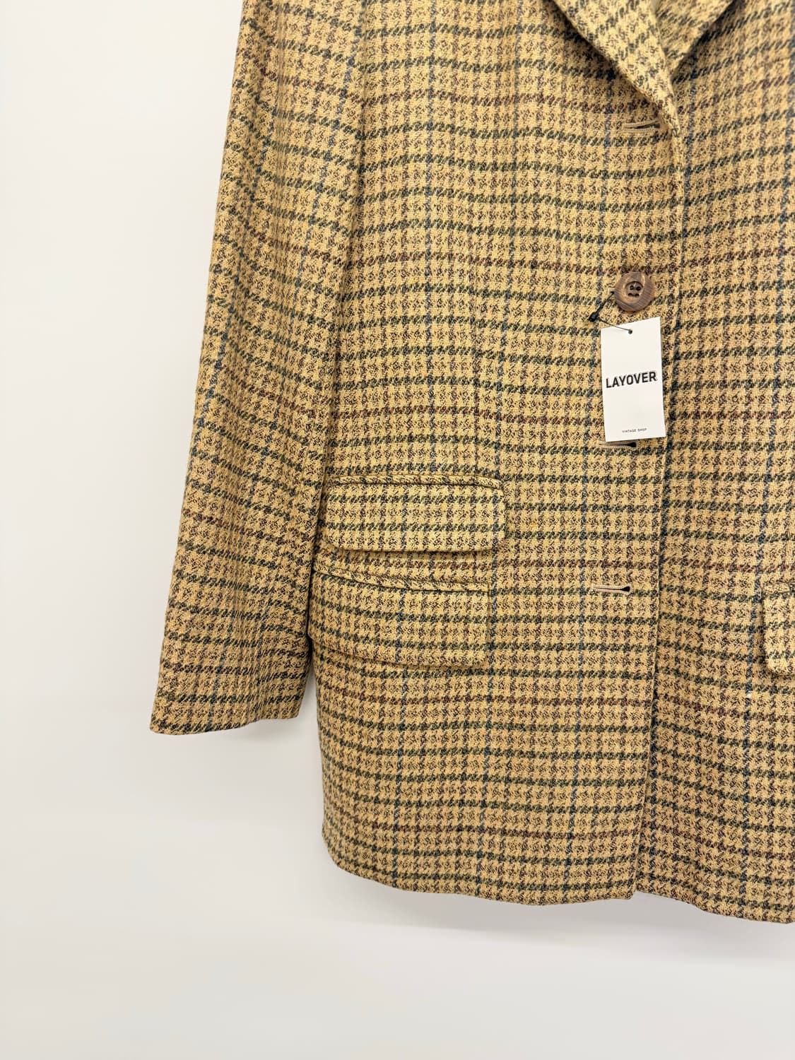 버버리 울체크자켓 상품이미지4