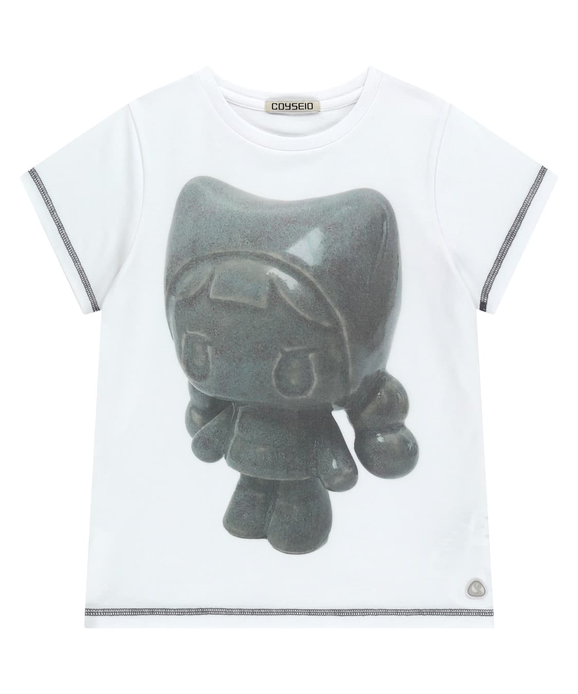 코이세이오 트린 티셔츠 화이트 상품이미지1