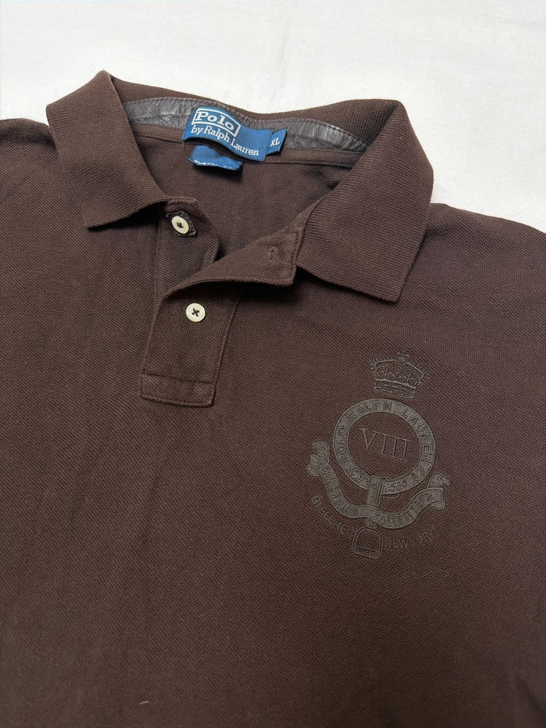 폴로 랄프로렌 빅포니 치프키프 반팔 카라티 브라운 상품이미지2