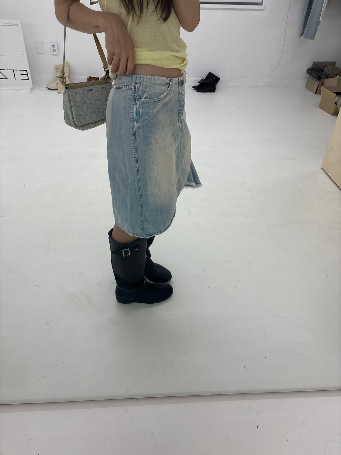Diesel denim mid skirt 상품이미지8
