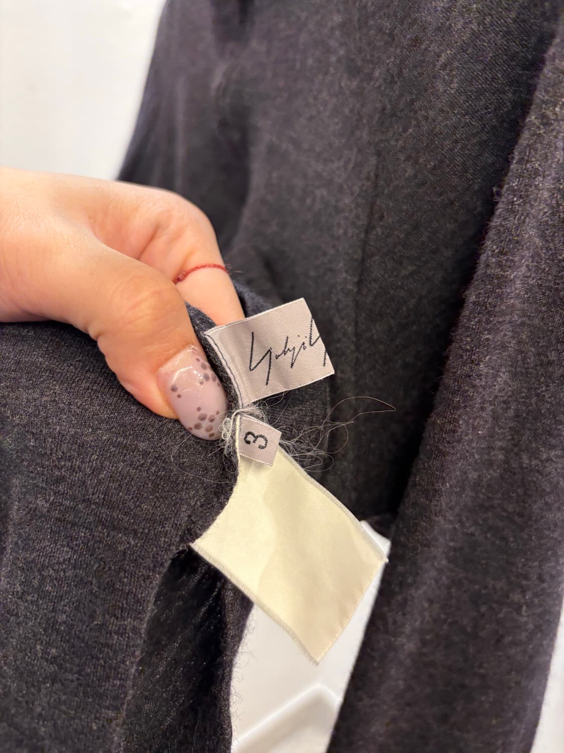 Yohji Yamamoto wave zip up 상품이미지8