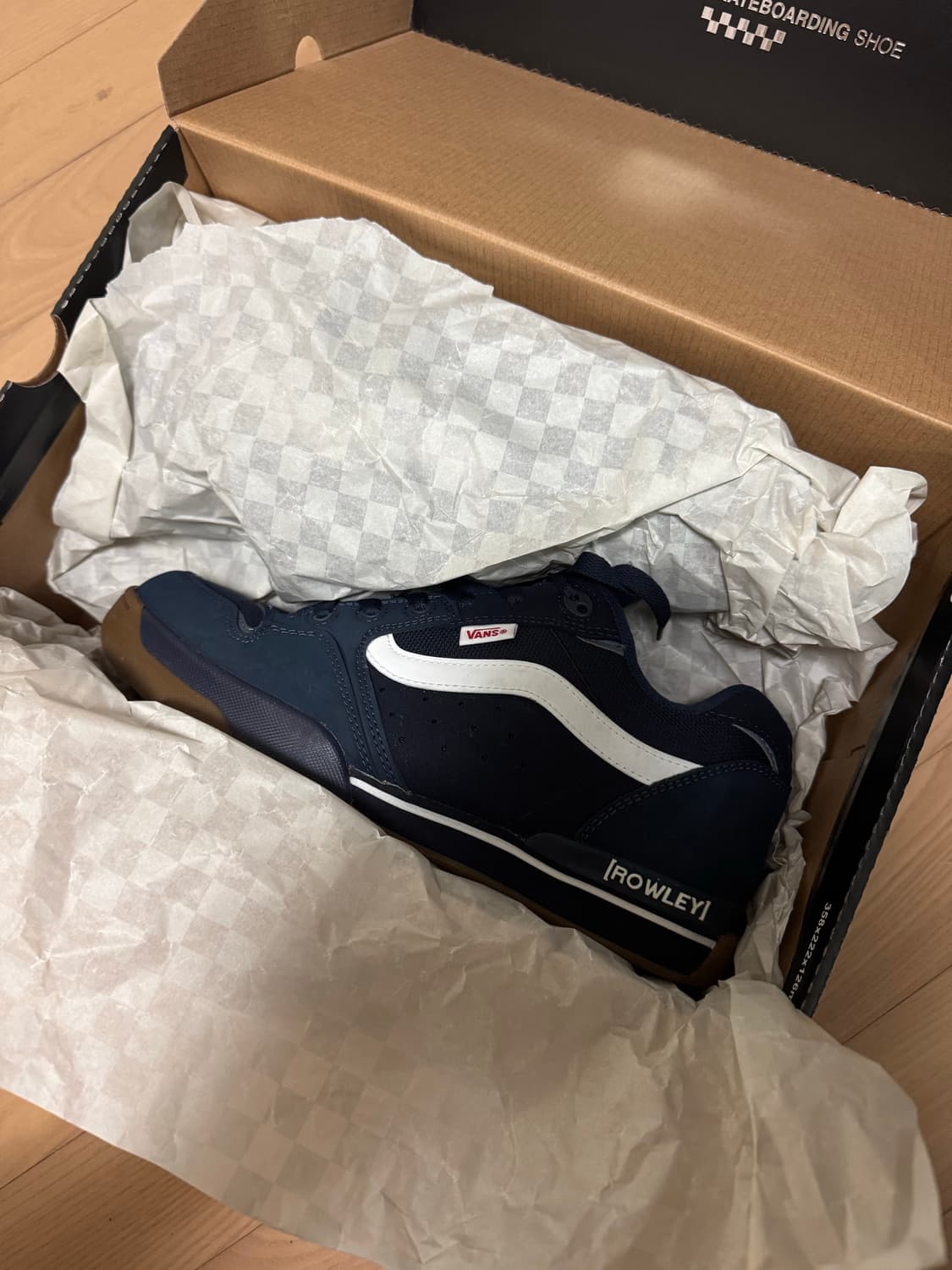 반스 로울리 XLT네이비 블루 280 스케이트화 상품이미지2