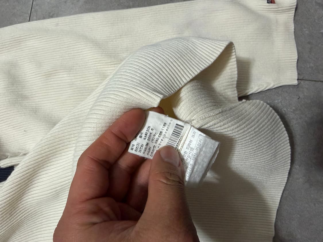 00s  두산 랄프로렌 폴로 진  빈티지 와플 코튼 니트   100 상품이미지6