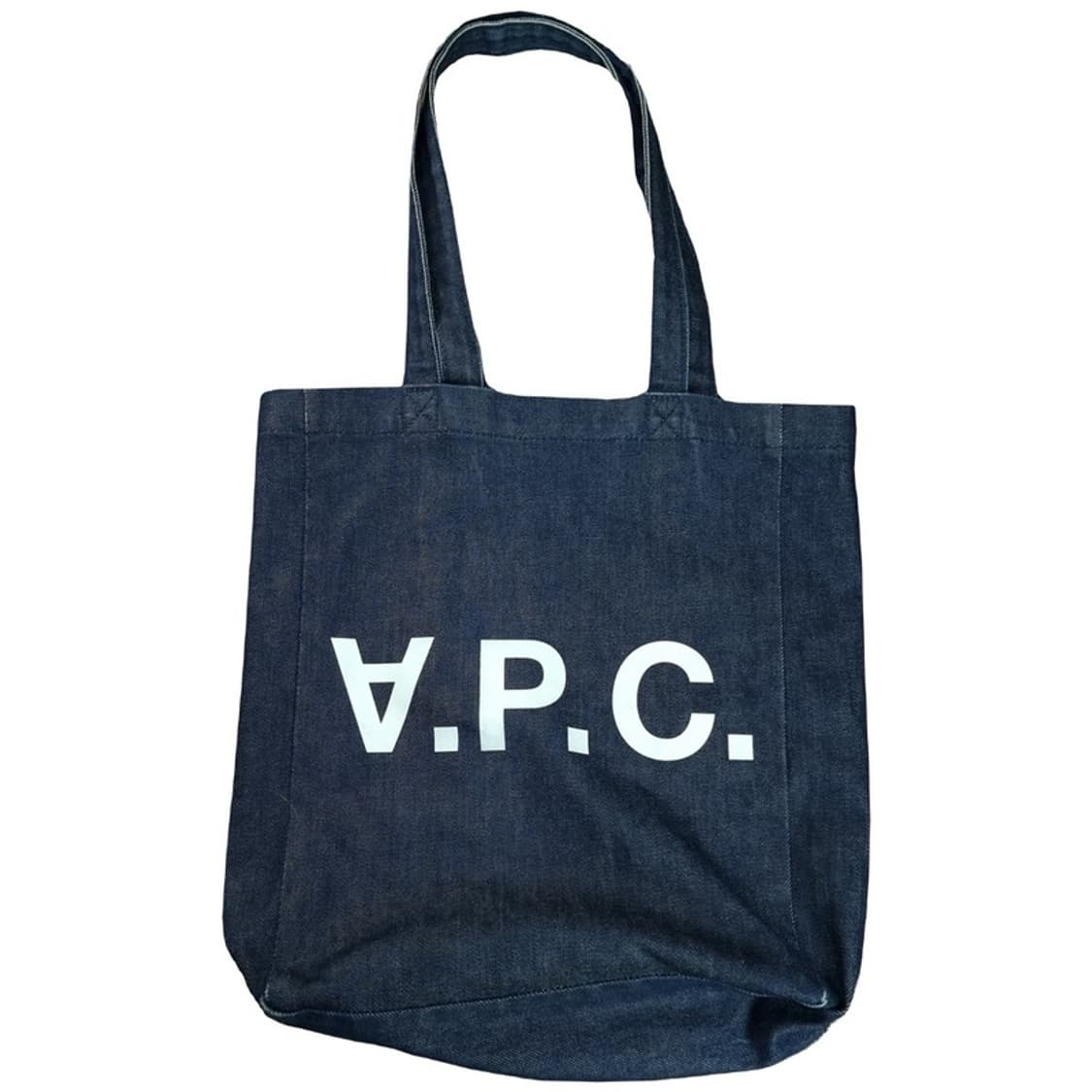 [아페쎄] 빅로고 프린팅 데님 토트백 P01626 상품이미지4