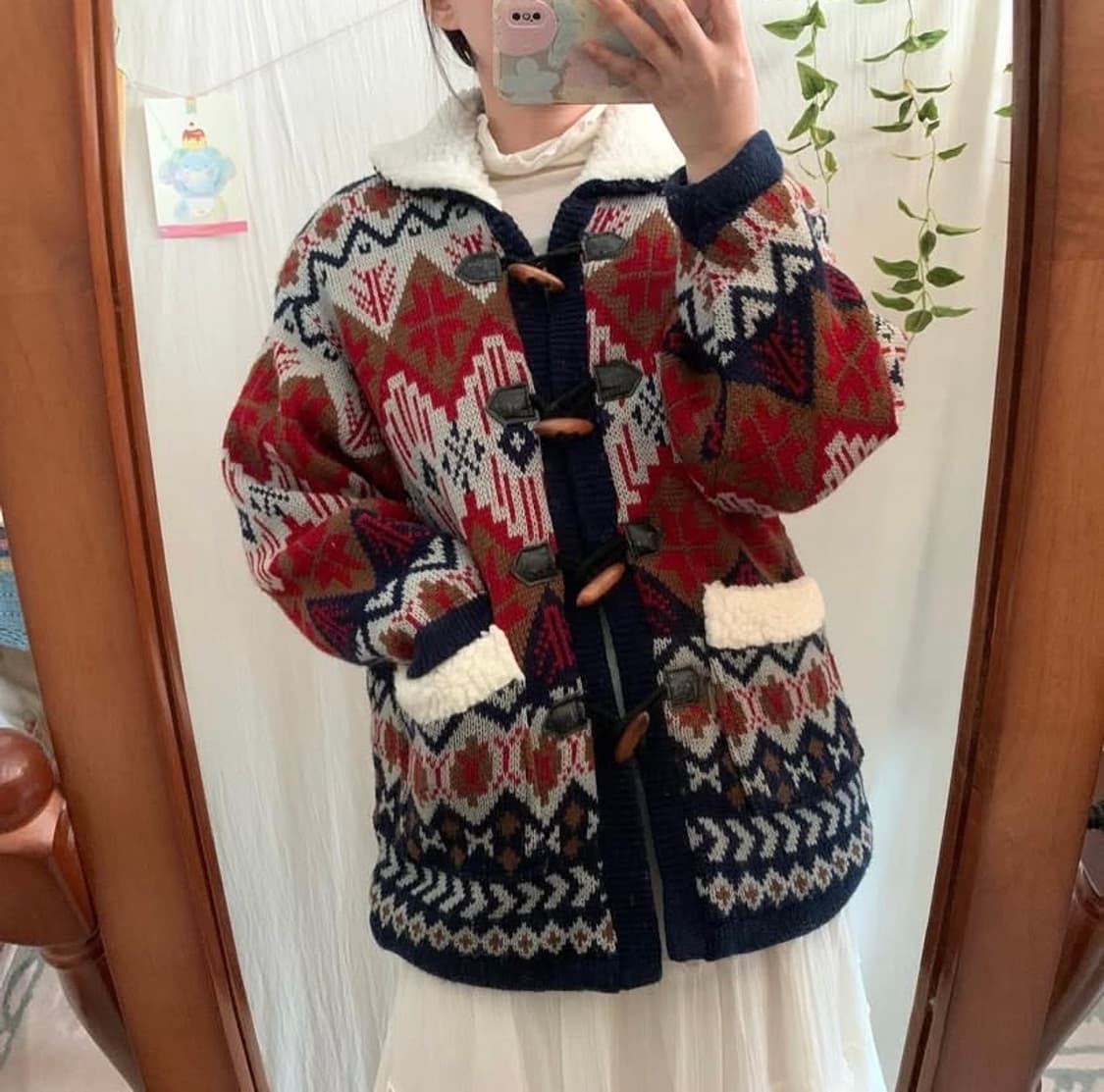 노르딕 양털 더플 아우터 상품이미지1