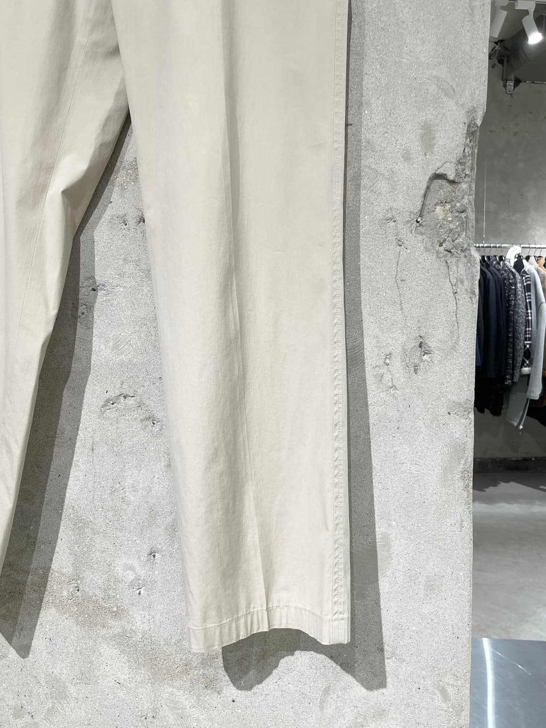 프라다 라이트 베이지 코튼 팬츠 상품이미지5