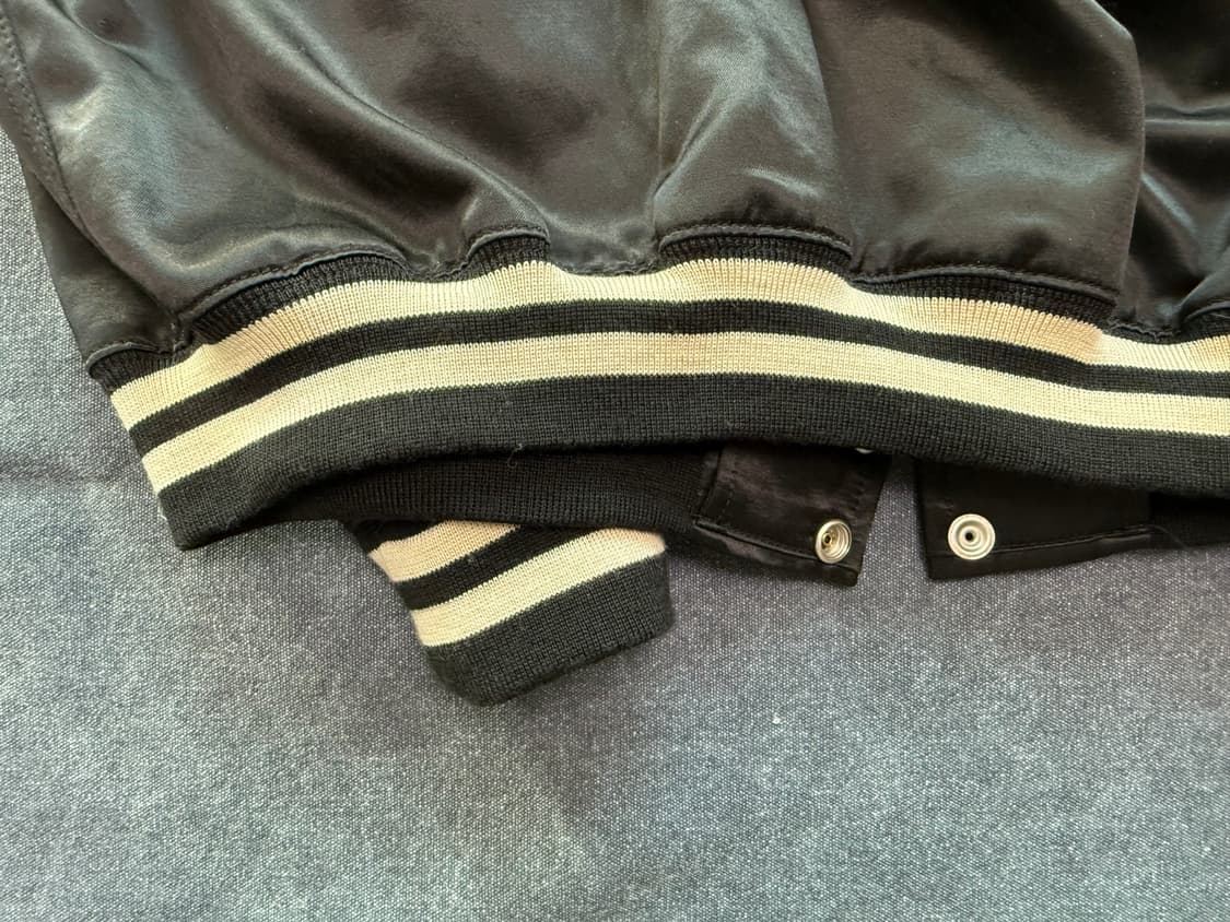 (XL) 바우와우 x 스케치 사틴 바시티 자켓 상품이미지6