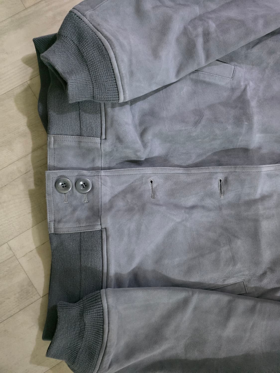 블랙아웃 고트 스웨이드 자켓 m 상품이미지2