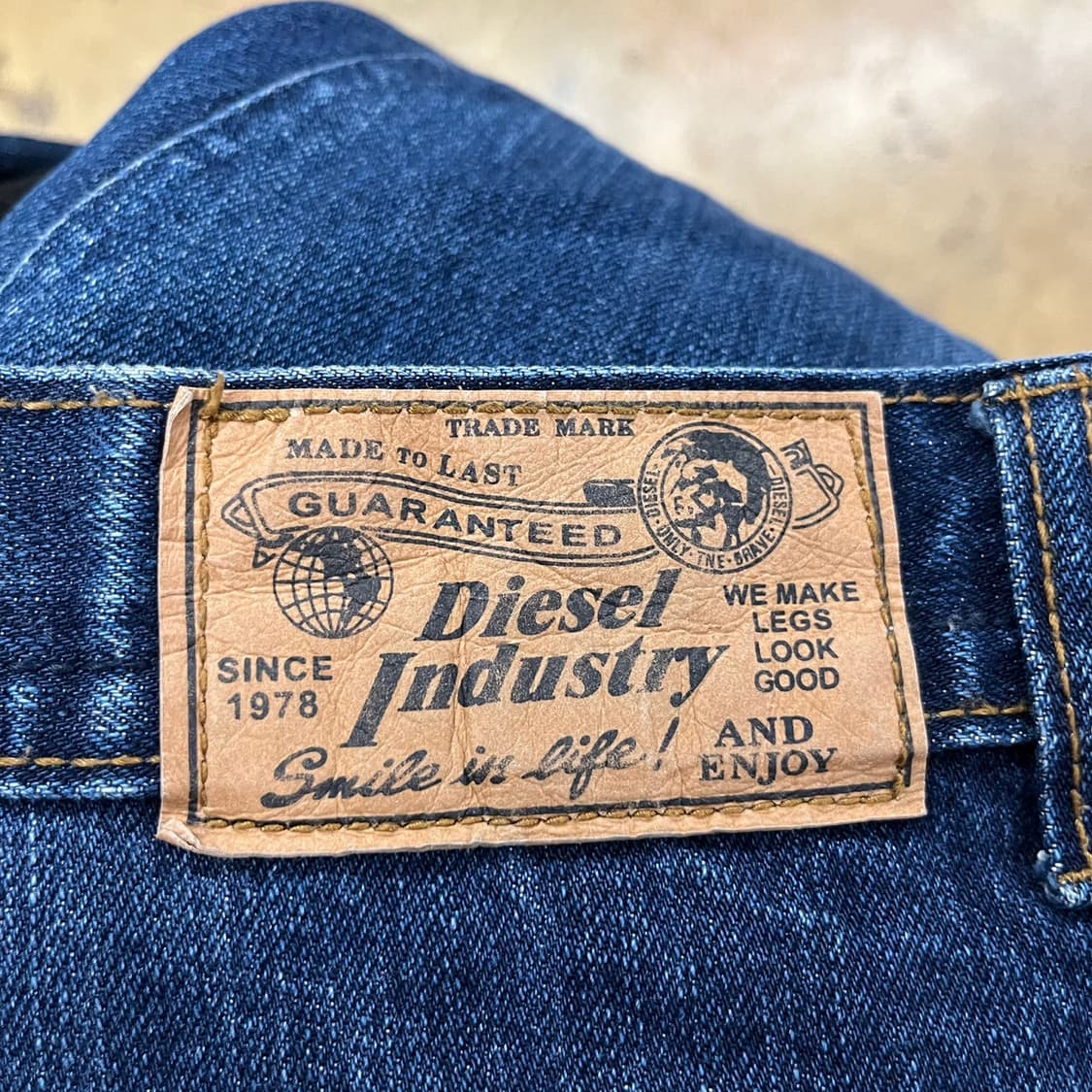 [정품/36] 디젤 데님 청바지 진청 b15 상품이미지4