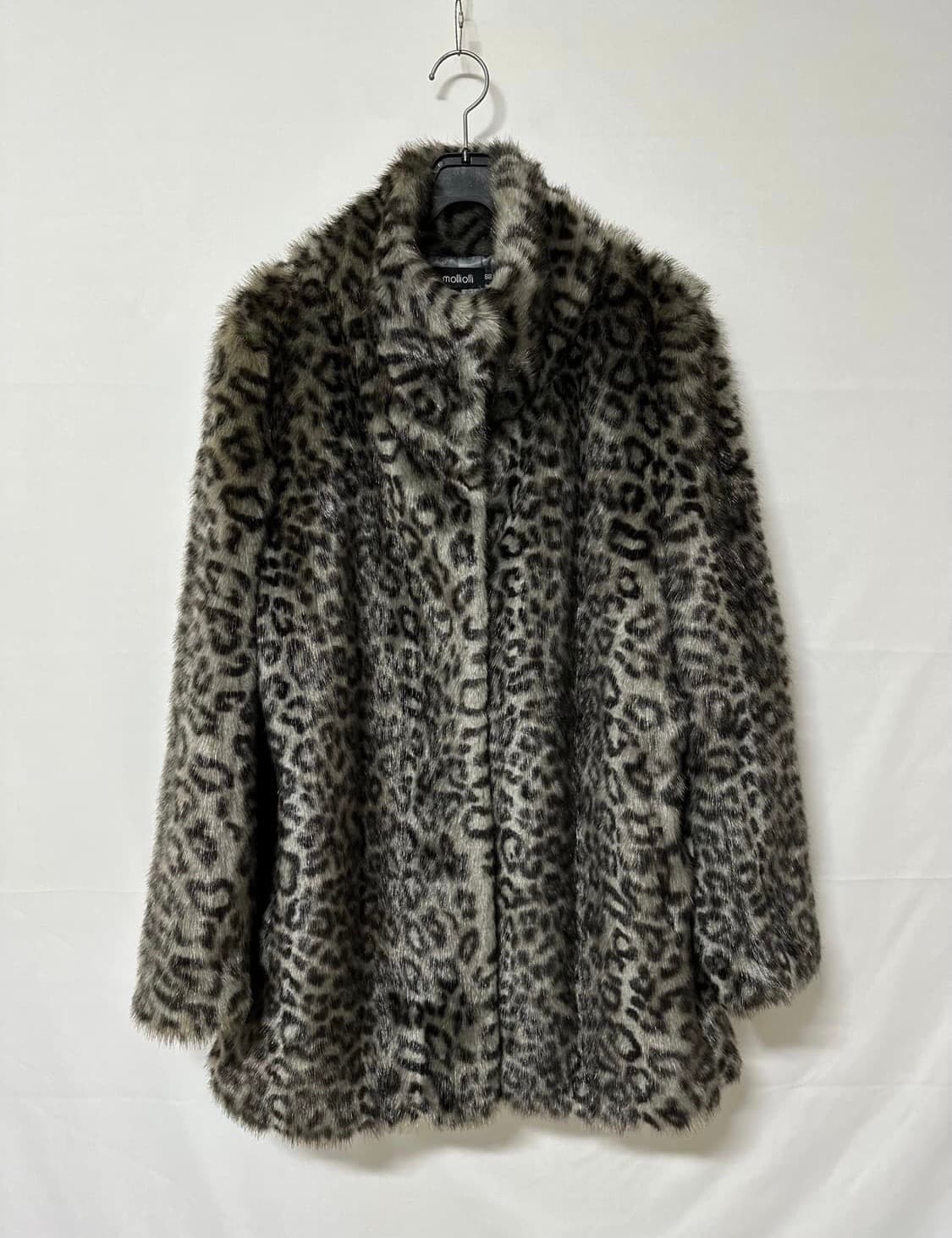 레오파드 퍼 코트 자켓 상품이미지1