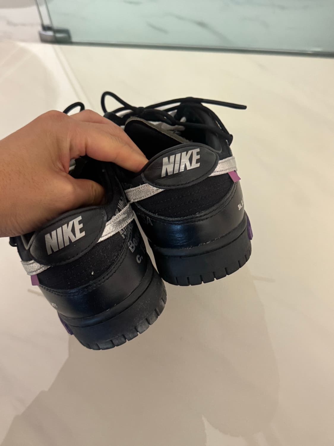 Nike x Off-White Dunk Low Lot 50 of  상품이미지4