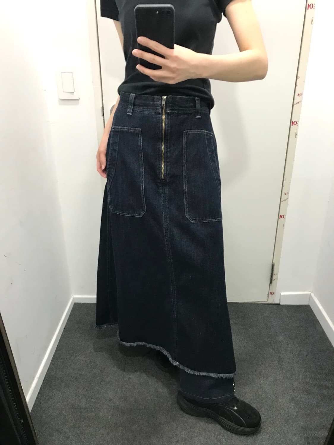 NIKO AND 니코앤드 프린지 데님 스커트 치마 상품이미지1