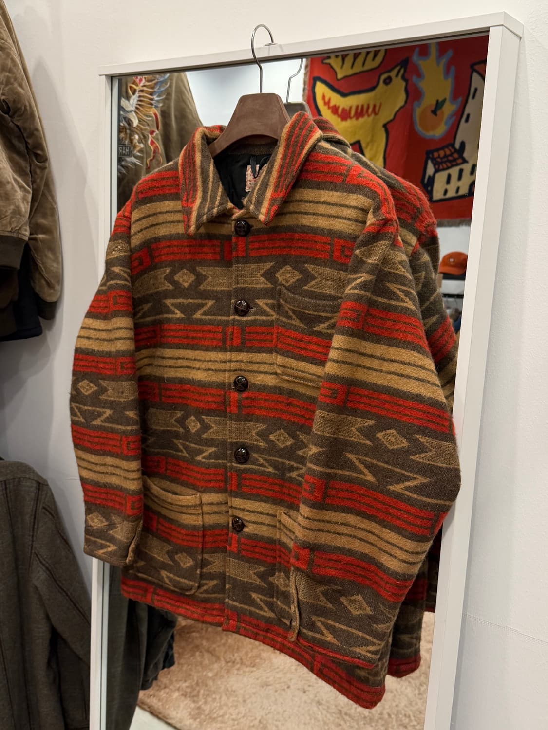 90s Baronet 빈티지 나바호 헤비 울 자켓 상품이미지1