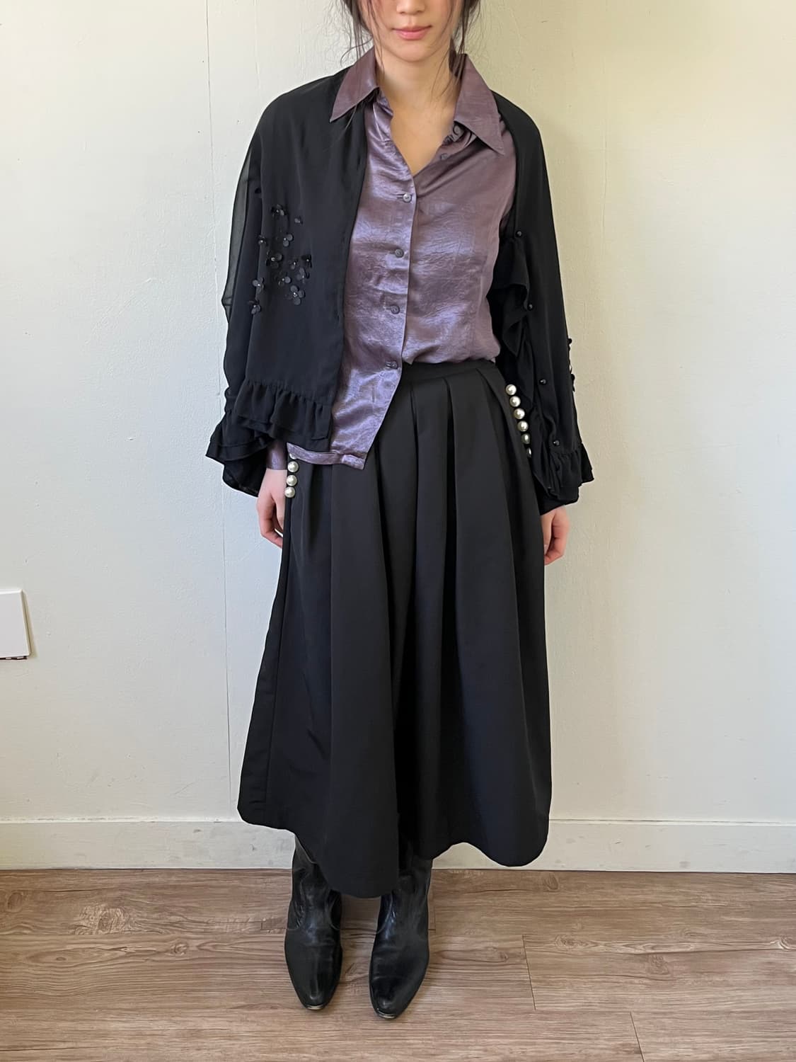 POUDLE 플라워 볼레로 가디건 상품이미지8