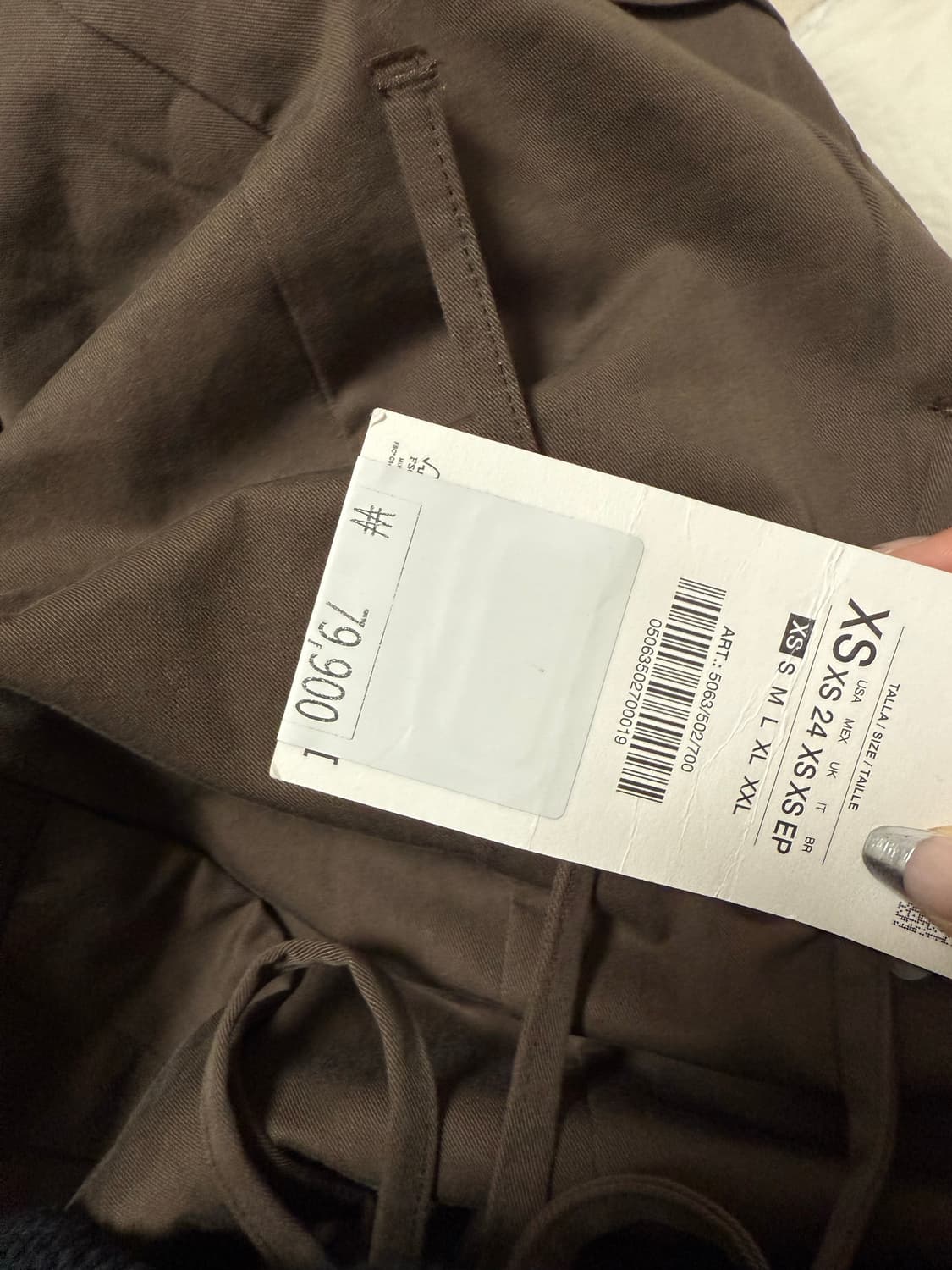 Zara 벌룬카고팬츠 상품이미지3