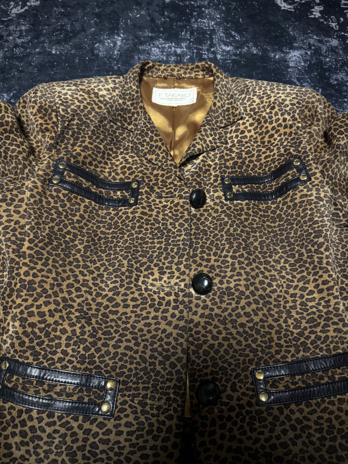 Leopard Tweed Jacket 상품이미지2