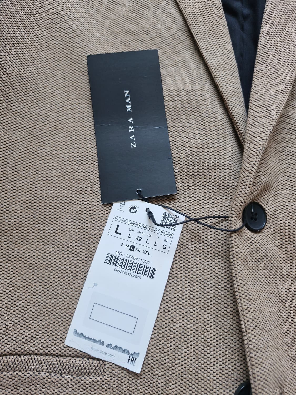 자라 맨 블레이저 새상품 상품이미지5