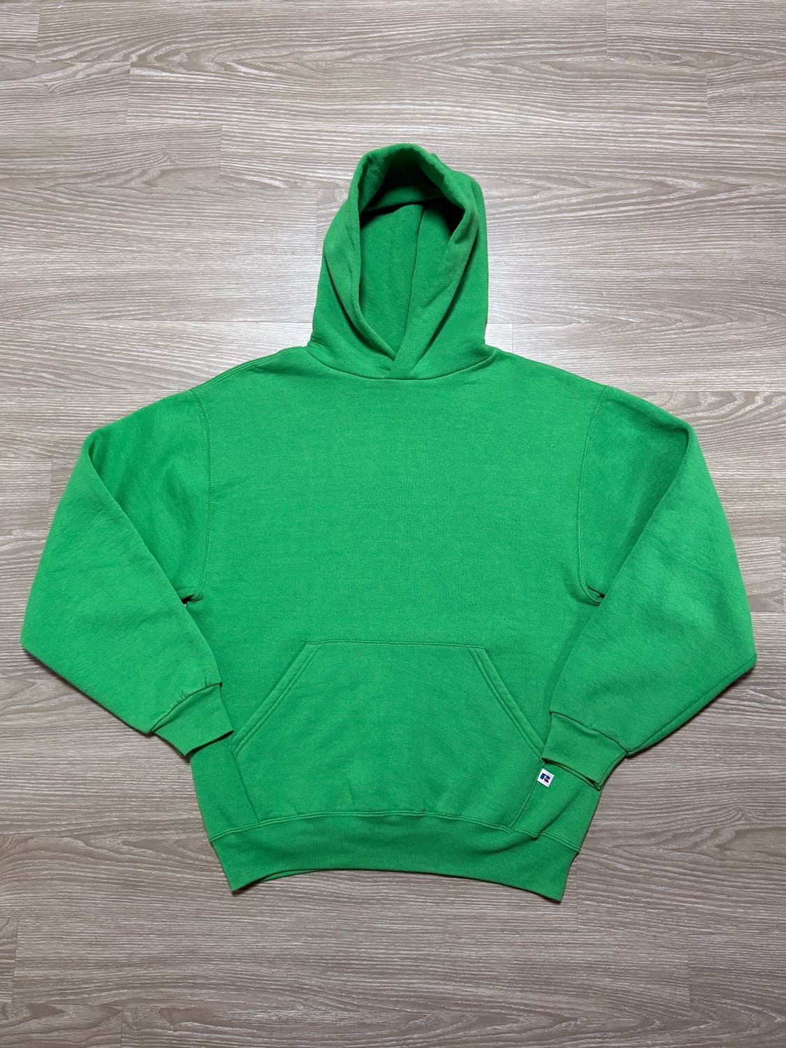 90s 러셀 후드티 그린 usa made 상품이미지1