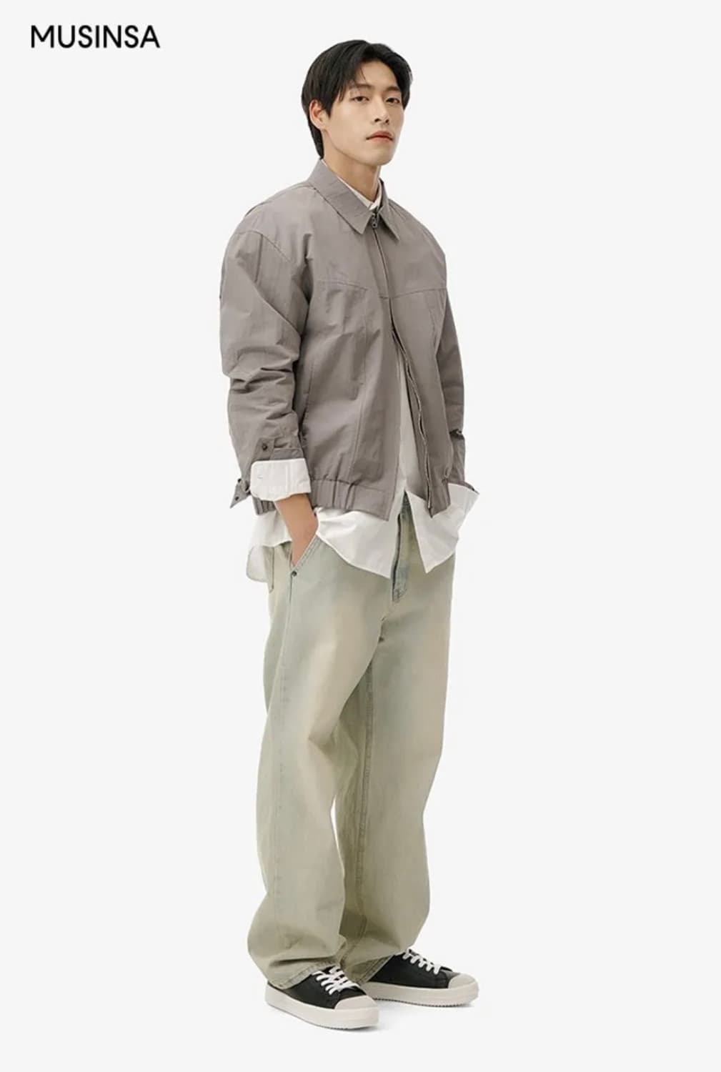 [파브레가] 사하라 세미 와이드 데님 팬츠 상품이미지2