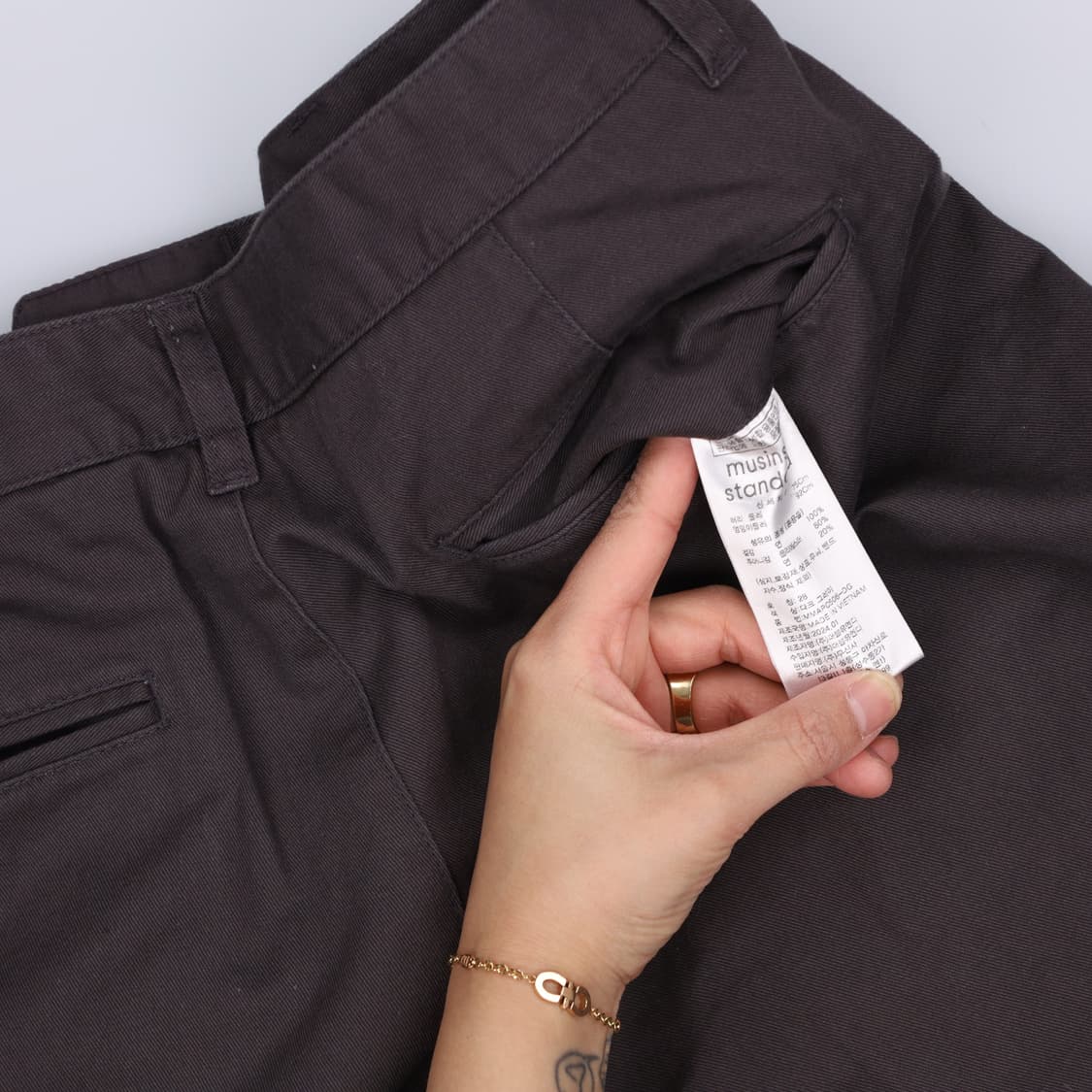 28 무신사스탠다드 코튼 팬츠 0327H1 상품이미지4