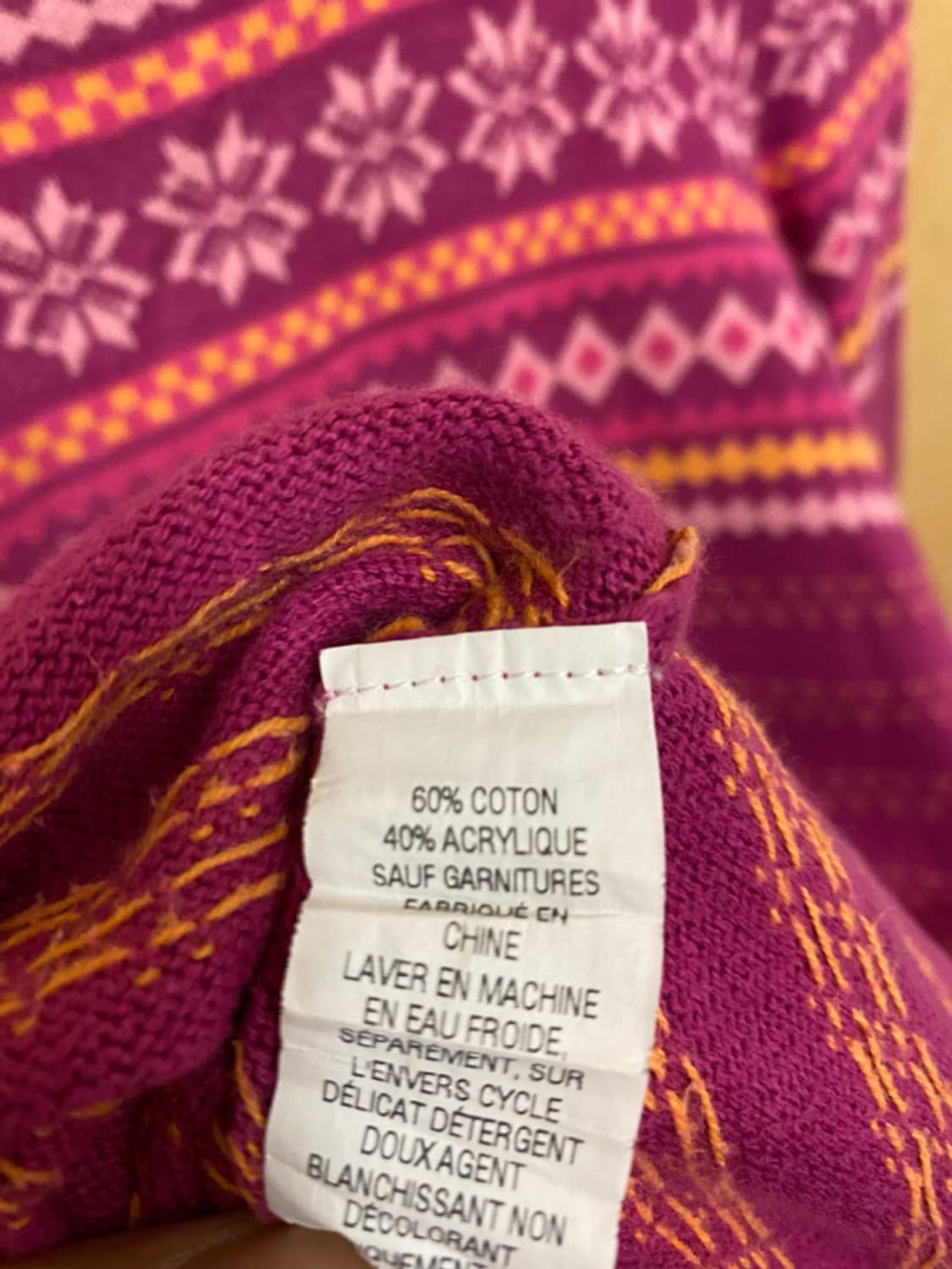 L.L. BEAN fair isle knit onepiece 페어아일 상품이미지8