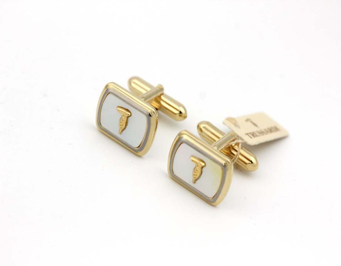 트루사르디 미사용 S등급 천연자개 남자 명품 커프스 상품이미지2