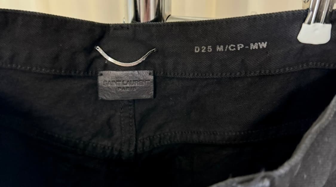 Saint Laurent men Clyde Flare Jeans blac 상품이미지5