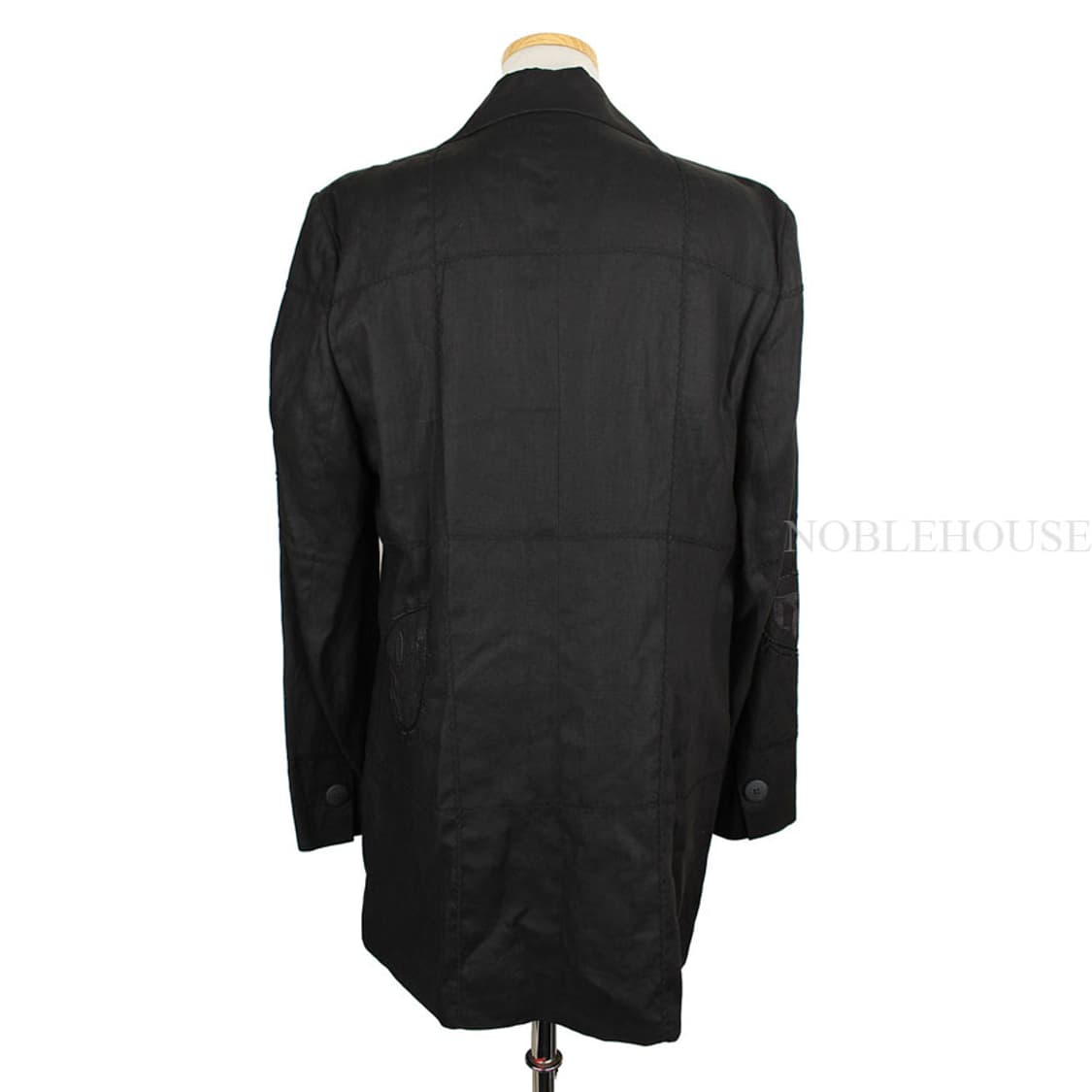 아이스버그 블랙 자수 린넨 자켓(이44) 상품이미지3