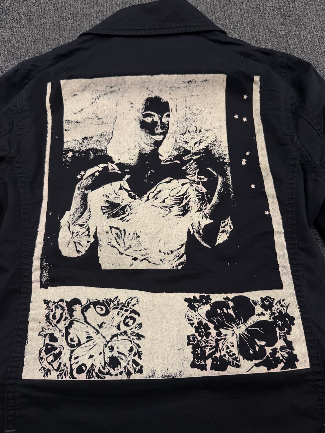 OS) 히스테릭 글래머 빈티지 후면 프린팅 블레이저 자켓 상품이미지5