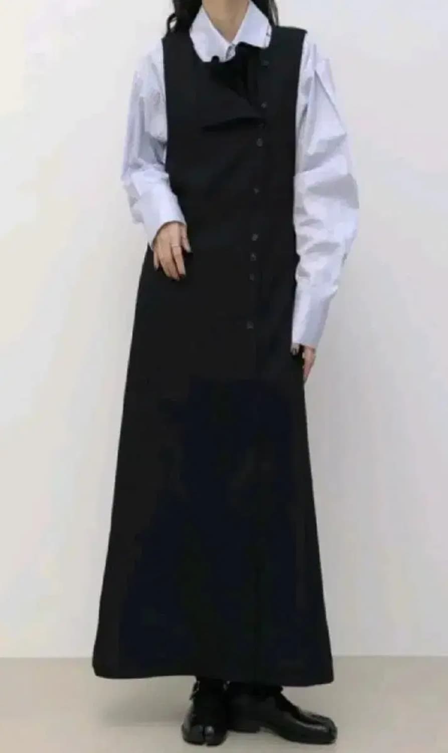 트리밍버드 트윌 맥시 원피스 상품이미지1