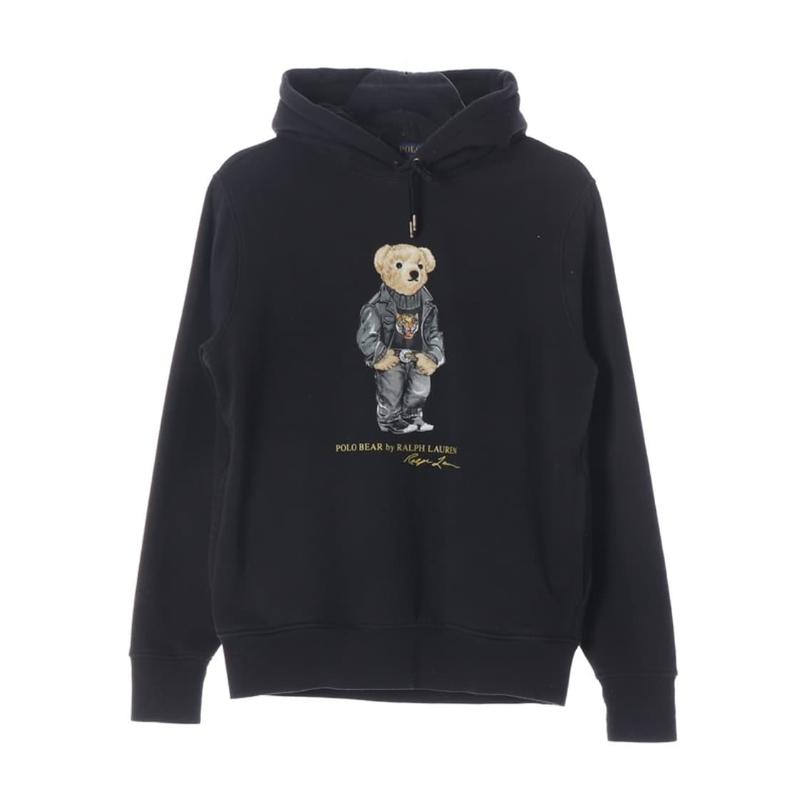 폴로 랄프로렌 라이더 자켓 베어 플리스 후드티 블랙 M 상품이미지1