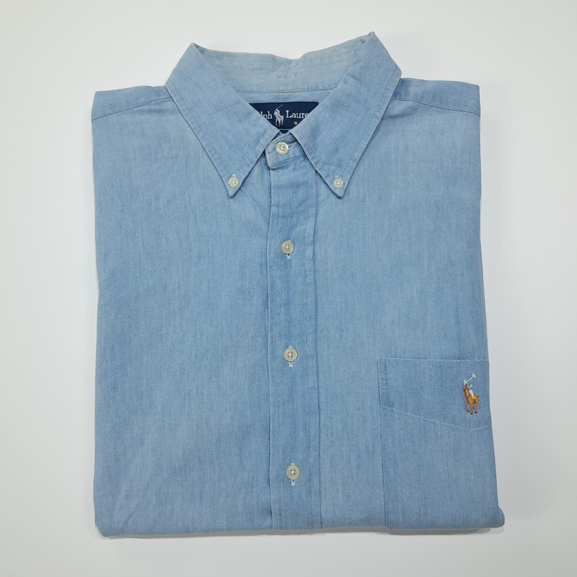 CL658 XL 폴로 90s 멀티포니 샴브레이 셔츠 남방 상품이미지7