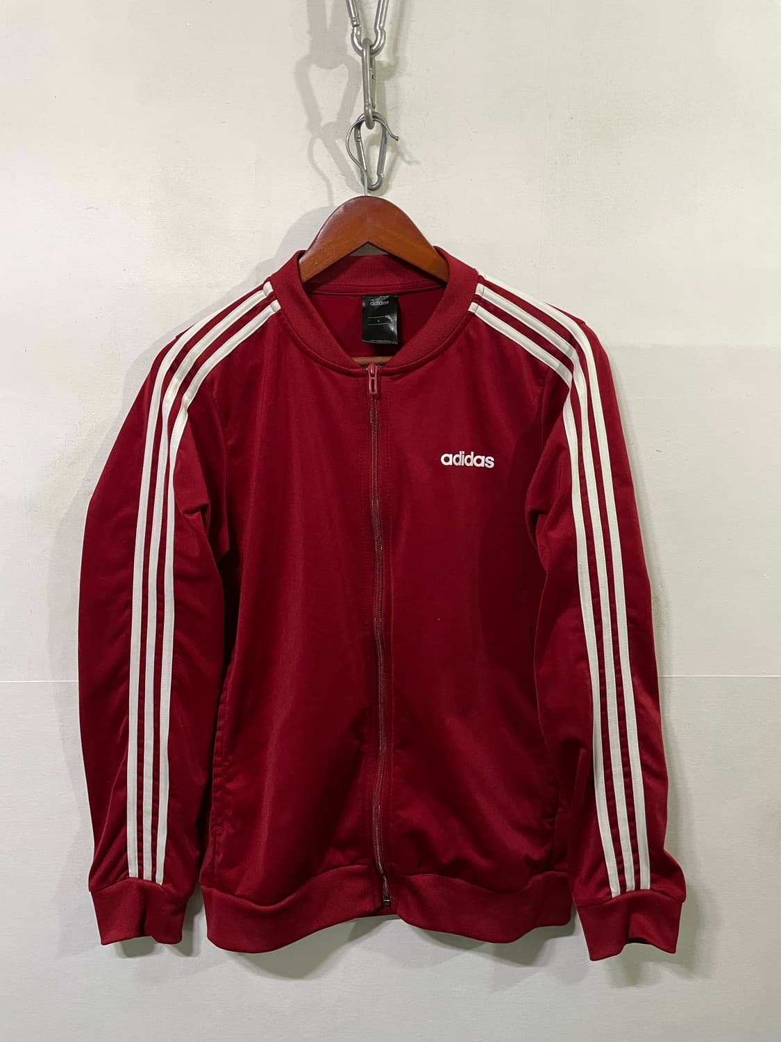 아디다스 트랙탑 져지 자켓 버건디 레드 L 100 상품이미지1