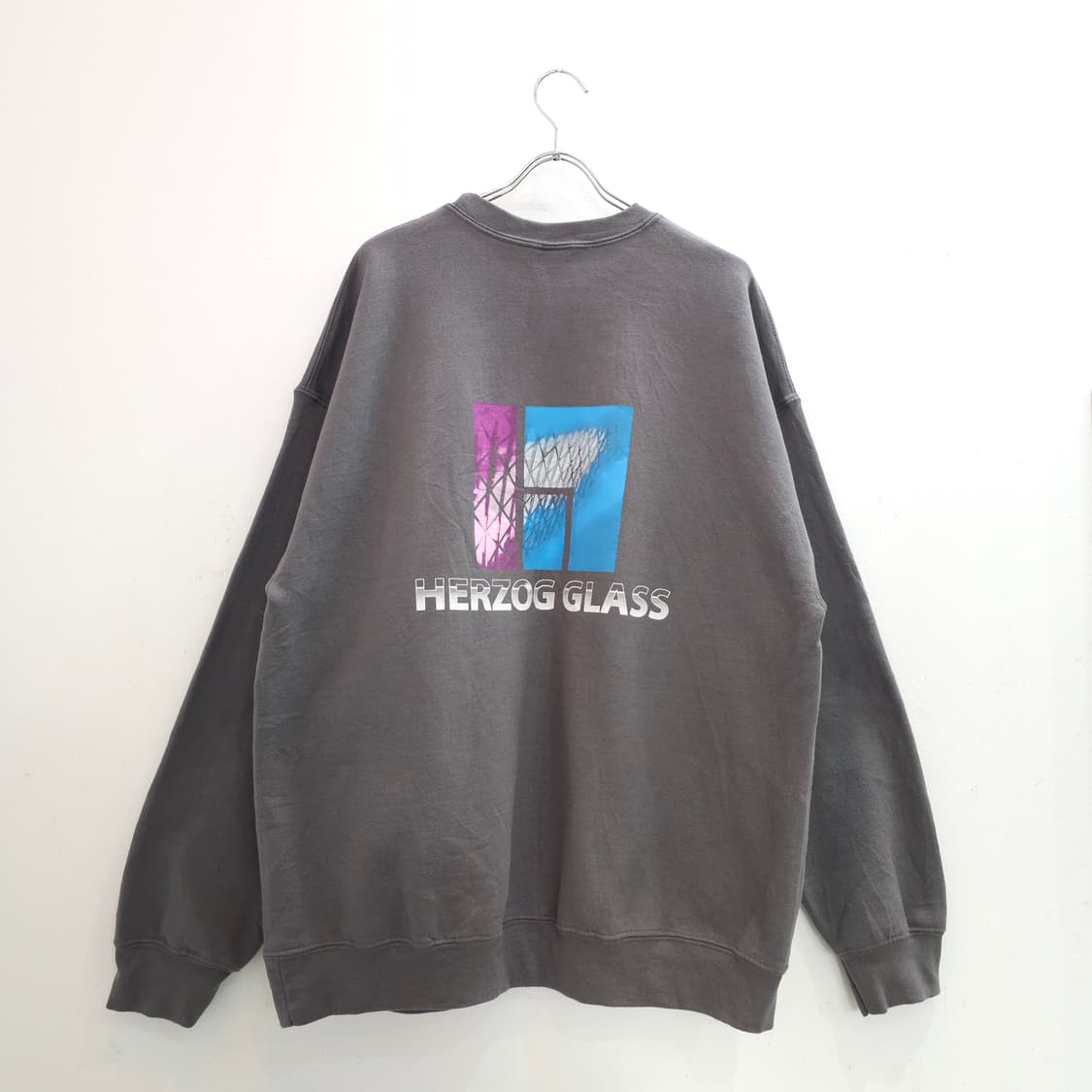 길단 맨투맨 백프린팅 기모 스웻셔츠 상품이미지6