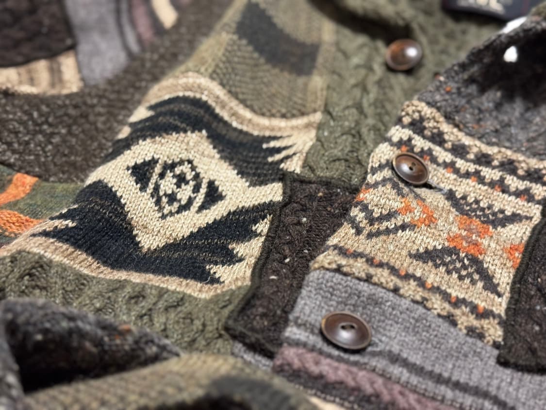 RRL 패치워크 랜치 가디건 상품이미지5