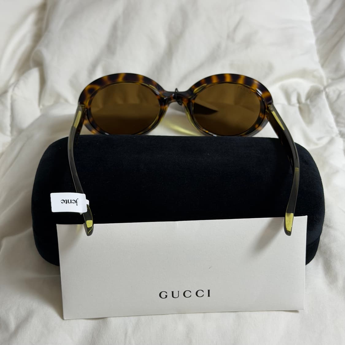 (OS) Gucci 구찌 로고 템플 하바나 선글라스 레오파드 상품이미지5