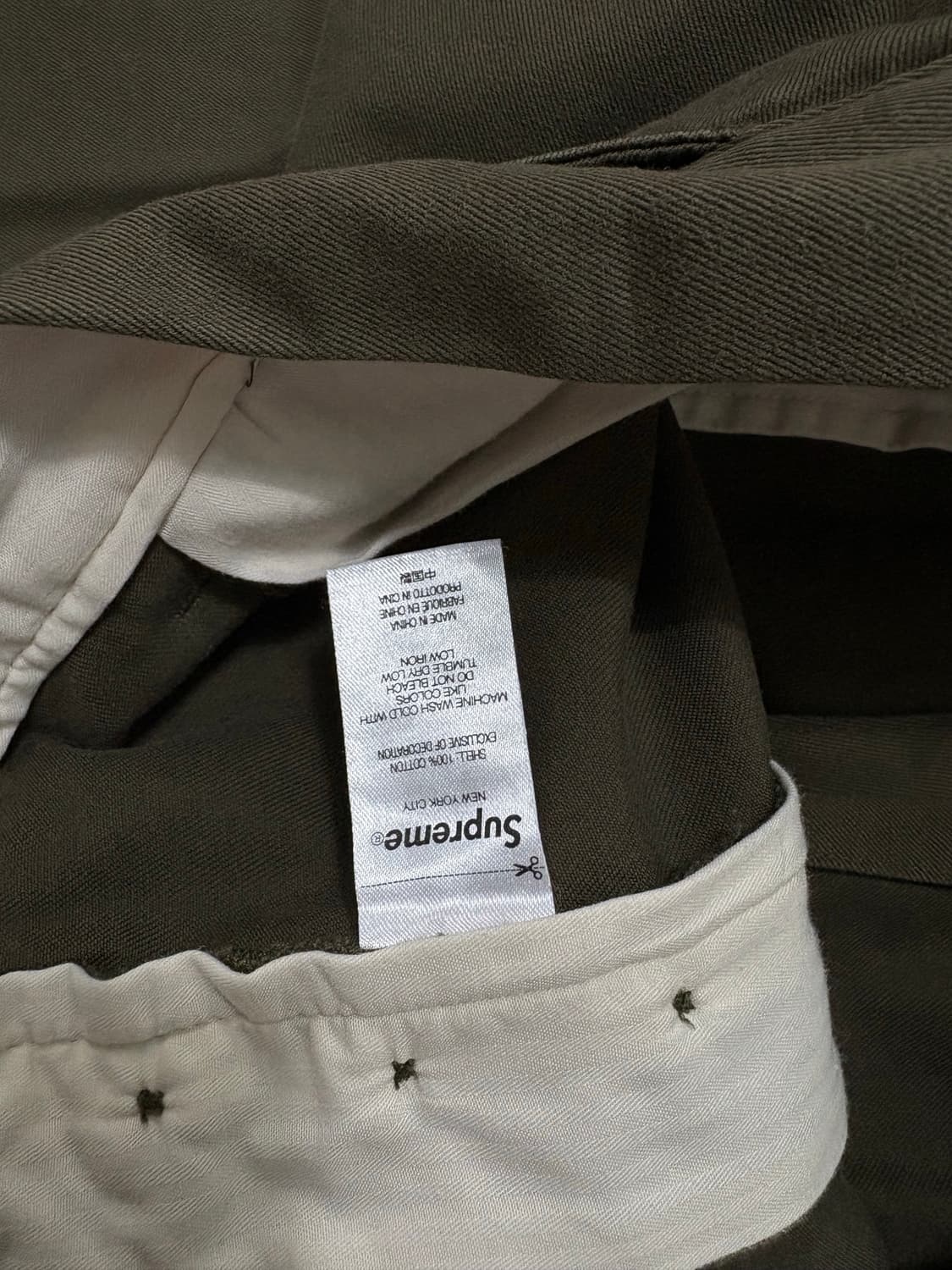 슈프림 핀업걸 치노팬츠 (기장수선) 상품이미지3