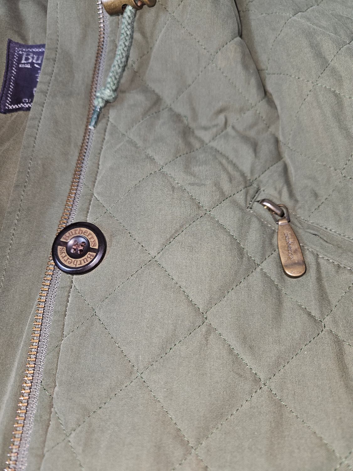 Burberry 버버리 데레헴 퀄팅 누빔파카 롱코트 피쉬테일 빈티지 자켓 상품이미지2