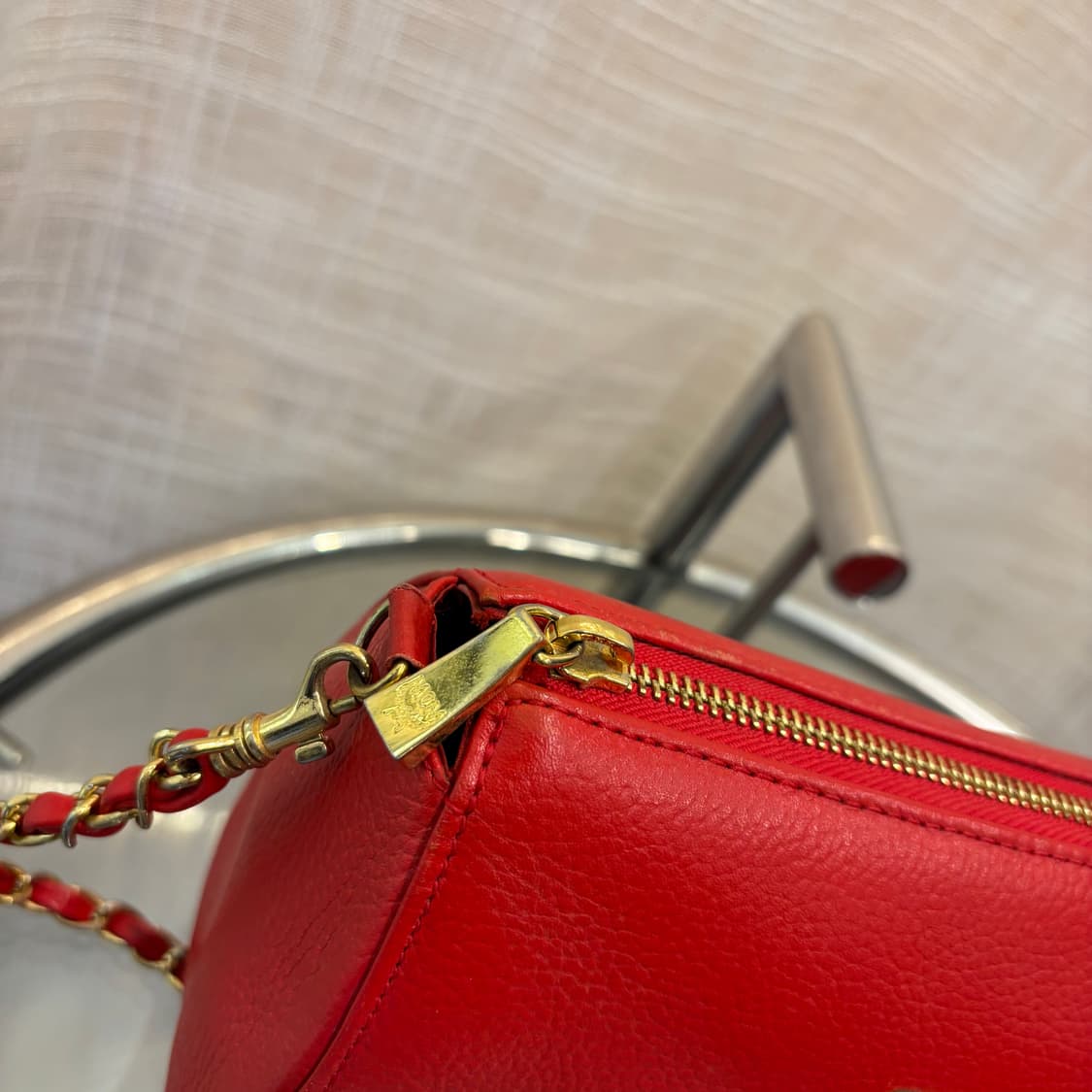 정품 MCM 금장 체인 크로스백    상품이미지5