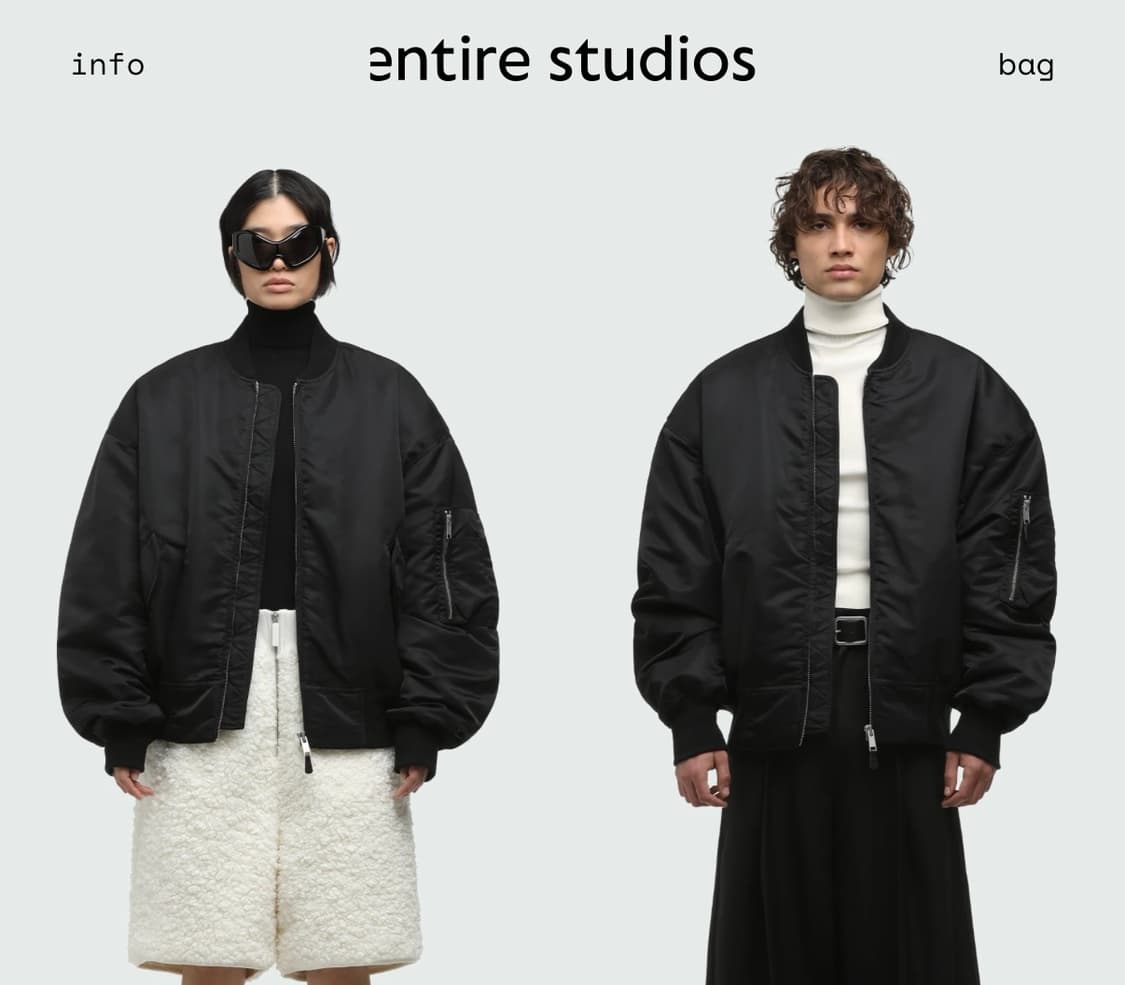 엔타이어 스튜디오 브로드 봄버 상품이미지4