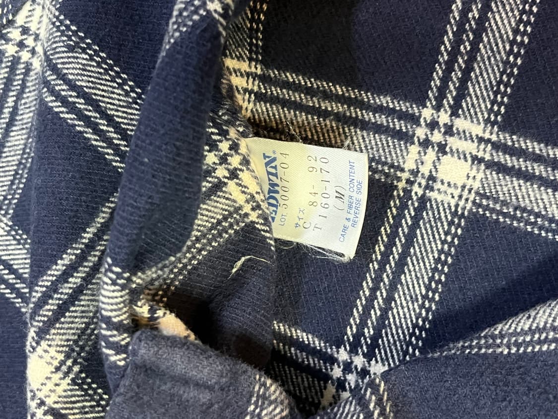 에드윈 아웃도어 타탄 체크 셔츠 상품이미지4