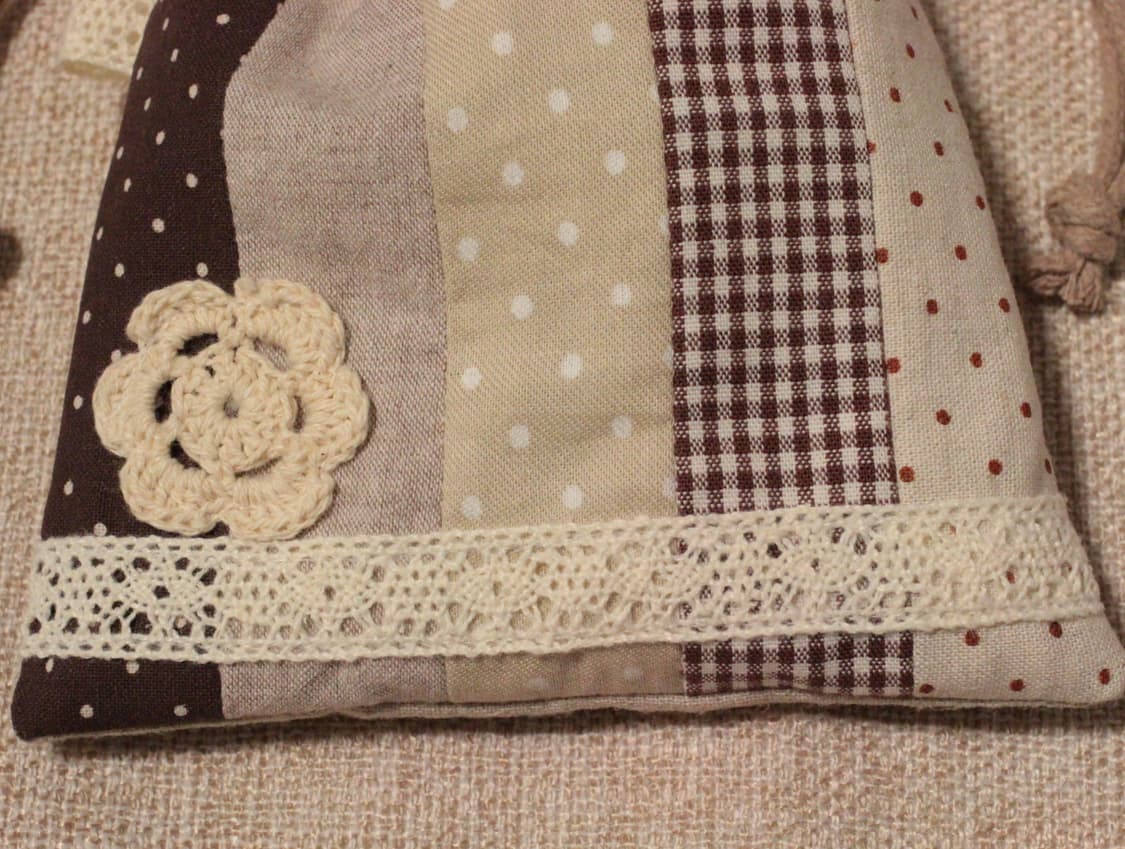 핸드메이드 패치워크 미니 파우치 상품이미지3